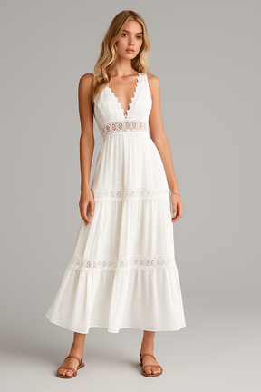 Vestido Feminino Valen de Renda - Moda Verão 2026