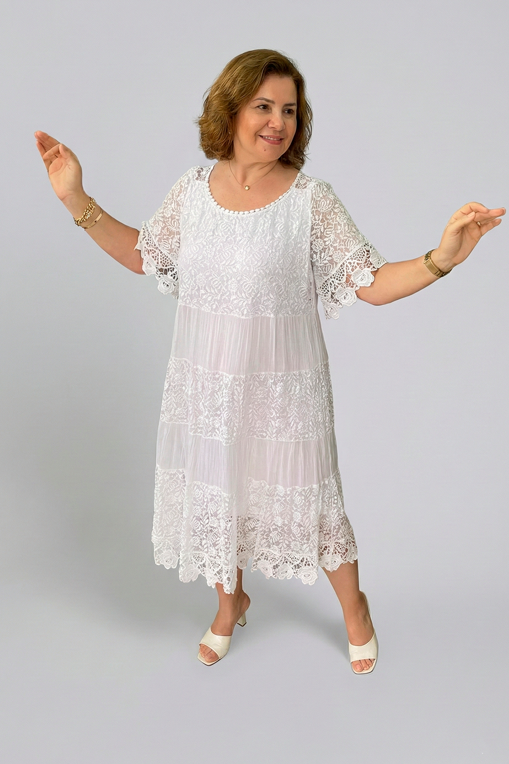 Vestido Feminino Amélia de Renda